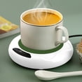 thumbnail image 1 of YIMWNYI Portable USB Powered Temperature Controlled Cooler, 3-Speed Adjustable Heating Cup Pad, Intelligent Constant Temperature Cup Pad, Home & Office Cup Pad, ABS Material Cup Pad, 1 of 6
