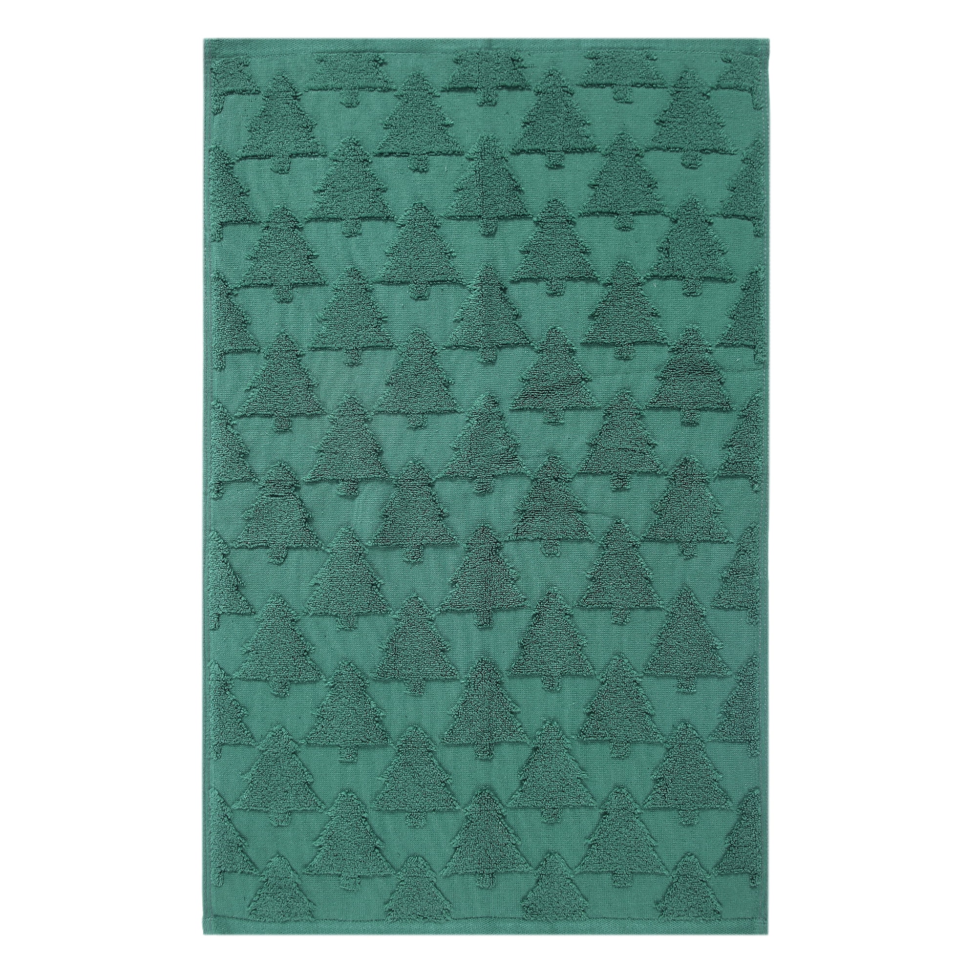 Holiday Time Trees Jacquard Hand Towels, 2-Pack