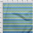 thumbnail image 3 of oneOone Rayon Medium Blue Fabric Chevron Craft Projects Decor Fabric Printed By The Yard 56 Inch Wide-8S, 3 of 5