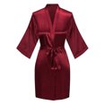 thumbnail image 5 of TIMIFIS Couples Silk Robe Sets Hotel Spa Robes Bride and Groom Robe Bridal Party Robes 1Pcs pring/Summer, 5 of 5