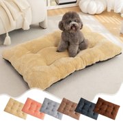 Wzzjkit Dog Bed, Plush Winter Warmth Pet Mat Winter Dog Mat Warm Thickened Four Seasons Universal Pet Mat Cotton Filled Pet Mat Warming Litter Pet Supplies