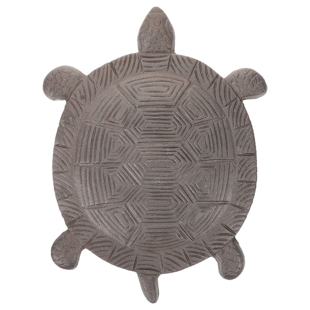 Garden Iron Paver Stone Walkway Stepping Stone Decorative Tortoise Stone Foot Stepping Stone