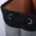thumbnail image 4 of Sundries Storage Basket Foldable Cotton Linen Box For Home Bedroom Houseroom, 4 of 6