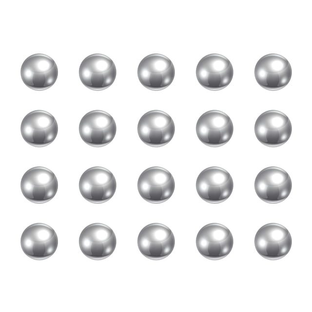Unique Bargains Billes de Roulement en Acier Chromé 6 mm G5 Précision, Lot de 30