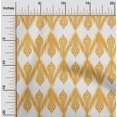 thumbnail image 1 of oneOone Viscose Jersey Fabric Chevron Ikat Print Fabric By The Yard 60 Inch Wide, 1 of 1