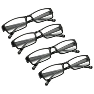 EASTIN 4 Pcs Reading Glasses Lecteurs Rectangulaires pour Femmes et Hommes 2.00 Les lunettes de lecture pour les femmes et les hommes