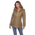 thumbnail image 1 of White Mark Manteau Matelassé pour Femme, 1 of 6