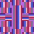 thumbnail image 1 of Ahgly Company Tapis d'Intérieur Lavables en Machine, Carrés de Transition Violet Moyen, 6' Carré, 1 of 7