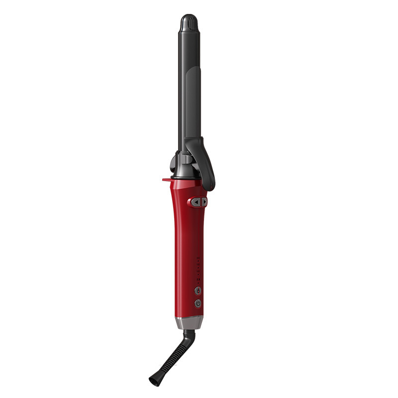 2-in-1 Hair Curler and Straightener, Professional Ionic Ceramic Tourmaline Styling Tool with 3 Adjustable Heat Settings, Anti-Frizz Curling & Straightening Iron for All Hair Types