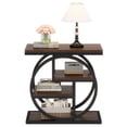thumbnail image 2 of Fnova 4-Tier End Table, Modern Side Table with Metal Frame, Small Accent Table Nightstand with Open Shelves, Easy Assembly, for Living Room, Bedroom, Entryway, Small Space, 2 of 9