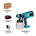 thumbnail image 1 of 800ML Electric Spray Gun Handheld Cordless High Power Electric Paint Sprayer Spray Gun Spraying For 18V Battery, 1 of 7