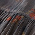 thumbnail image 4 of Ovzne Robes Grande Taille pour Femmes aux Formes Robe pour Femme Robe Enveloppante pour Femme à Manches Courtes Imprimée Robe Ample Jupe Mi-Longue Robe d'Été à Manches Courtes Imprimée Liquidation, 4 of 7