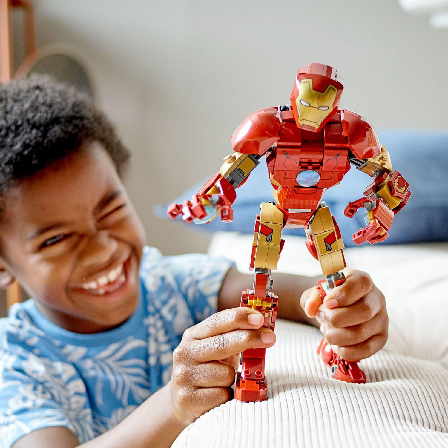 LEGO Marvel Iron Man : La figurine Iron Man 76206 Ensemble de construction (381 pièces)