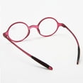 thumbnail image 3 of Lunettes de Lecture Rétro Incassables Flexibles + 1,0 à + 3,5 Monture Ronde Lecteur de Poche Geek Nerd, 3 of 5