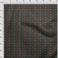 thumbnail image 3 of oneOone Viscose Jersey Fabric Leaves & Floral Block Printed Craft Fabric BTY 60 Inch Wide, 3 of 4