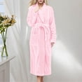 thumbnail image 2 of 2025 Robes for Women Long Women 4X Robe Cotton Cloth Robes for Womens Wraps and Shawls with Pockets Women Plus Size Bathrobe Women's Robes Plus Size Women's, 2 of 4