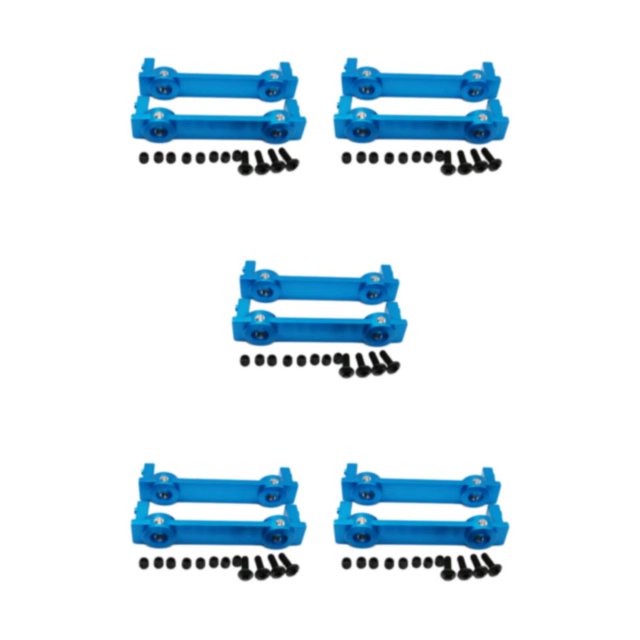 maskred ECX 1/12 RC RGT 136100 avec Pare-Chocs Arrière en Alliage d'Aluminium Pare-Chocs Arrière pour ECX 1/12 RC RGT 136100 en Alliage d'Aluminium Bleu 5Set