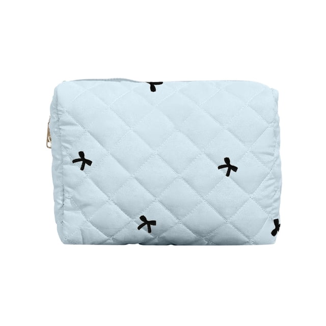 Sac de Rangement pour Batterie d'Ordinateur Portable et Tablette avec Nœud Brodé Mignon pour Usage Domestique