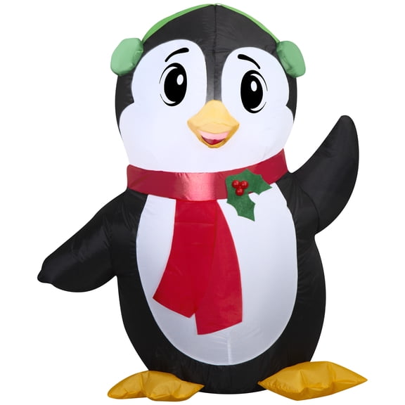 Manchot gonflable de Noël pour jardin Airblown SM (WM)