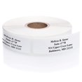 thumbnail image 1 of White Rolled Address Labels Without Elegant Dispenser - Roll of 500, 1 of 4