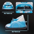 thumbnail image 3 of Qaba Auto Tamponneuse 12 V pour Tout-Petits avec Rotation à 360 Degrés, Bleu Pâle, 3 of 10