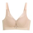 thumbnail image 1 of XZNGL Fashion Comfortable Womans Lace Beauty Back Solid Strap Wrap Plus Size Bra, 1 of 4