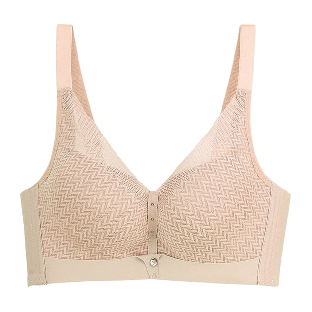 XZNGL Fashion Comfortable Womans Lace Beauty Back Solid Strap Wrap Plus Size Bra
