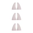 thumbnail image 3 of Baohd 2pieces Sticker Stand Out Crowd With Stylish Devil Horn Car Roof Decoration white 3Set, 3 of 6