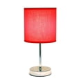 thumbnail image 2 of Mini lampe de table de base chromée avec abat-jour en tissu, 2 of 4