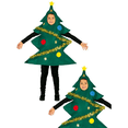 thumbnail image 3 of Diconna Parent-Children Cosplay Costume, Christmas Tree Shaped Dress, 3 of 4