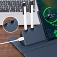 thumbnail image 4 of 1 Set Wireless Charger Pad 15 W Delicate Texture Pen Storage Fast Induction with Mouse Pad QI Standard Folding Multifunctional Wireless Charger Office Supplies, 4 of 9