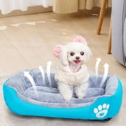 Dvkptbk Dog Beds for Medium Dogs Washable Dog Bed Comfortable and Breathable Pet Bed Rectangle Warming Dog Bed for Medium Dogs