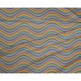 thumbnail image 4 of oneOone Tissu Polyester Lycra Serpentine Rayé Imprimé au Mètre 56 Pouces de Large, 4 of 4