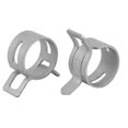 thumbnail image 3 of Unique Bargains 20 Pcs 15mm Spring Band Type Action Fuel Hose Pipe Low Pressure Air Clamp White, 3 of 3