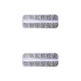 thumbnail image 3 of QualitChoice 1 Bag Glass Crystal Special-shaped Eye-catching Flat Bottom Easy to Paste Perfect Match Nail Rhinestones for Mobile Phone 310 White AB 2Set, 3 of 6