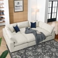 thumbnail image 1 of Modway Commix Sectionnel 6 Pcs Surrempli Garni de Duvet, Beige Pâle, 1 of 10