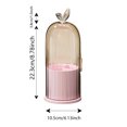 thumbnail image 3 of TIELUTT Rotating Toothbrush Holder 3 Slots Toothbrush Holder with Cover Makeup Brush Organizer for Bathroom Telescoping Storage Rack Retractable Drying Rack Flip Fold Mat Rolling Storage Rack, 3 of 8