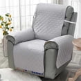 thumbnail image 4 of Sofa Cover for Recliner & Sofa – Knit Pure Color Full Coverage Pet Friendly All Season Functional Lounger Protector, 4 of 5