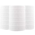 thumbnail image 1 of 18 Pack Plastic Regular Mouth Mason Jar Lids For Ball, Kerr And More - Food Grade White Plastic Storage Caps, 1 of 7