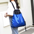 thumbnail image 4 of Maplenight Drawstring Backpack for Women - Large Capacity Gym Bag for Sports, Swimming, Travel - Waterproof, Lightweight, Durable - 19.29x16.14 Inches - Multifunctional Shoulder Bag Blue, 4 of 7