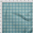 thumbnail image 3 of oneOone Viscose Jersey Fabric Madras Check Print Fabric BTY 60 Inch Wide, 3 of 5