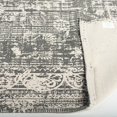 thumbnail image 1 of Tapis en Coton Imprimé Ivoire et Gris, 1 of 2