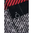 thumbnail image 4 of Innerwin Hauts à Manches Longues Blouse pour Hommes Chemise de Fête Ajustée Rouge Gris L, 4 of 8