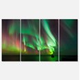 thumbnail image 2 of Green Northern Lights Aurora - Large Abstract Canvas Wall Art, 2 of 3