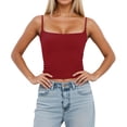 thumbnail image 1 of Women's Everyday Layering Tank Top with Adjustable Straps and Removable Padding for Casual Wear and, 1 of 6