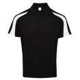 thumbnail image 1 of AWDis Just Cool Mens Short Sleeve Contrast Panel Polo Shirt, 1 of 2