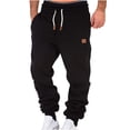 thumbnail image 2 of LIBRCLO Mens Sweatpants with Pockets - Sweat Pants Joggers & Sweatpants Men, Black M, 2 of 7