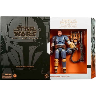 Star Wars The Black Series Box Art 6 Inch Action Figure Deluxe Exclusive - Jon Favreau Paz Vizsla