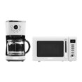 thumbnail image 1 of Haden Heritage 12 Cup Programmable Coffee Maker with Countertop Microwave, Blue, 1 of 12