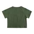 thumbnail image 3 of Unisex Kids Solid Raglan Sleeve T-Shirts, Lightweight Crew Neck Casual Tops for Children, Summer, 3 of 8